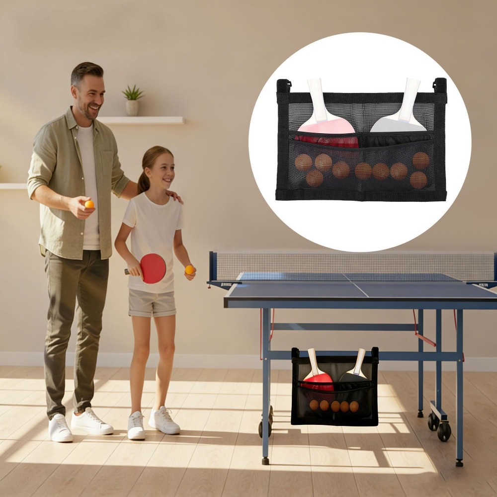 Sports Equipment For Tennis - Tischtennis-Sportausrüstungs-Aufbewahrungstasche, Tischtennisschläger-Aufbewahrungstasche, Hängende Aufbewahrungstasche, Netztasche