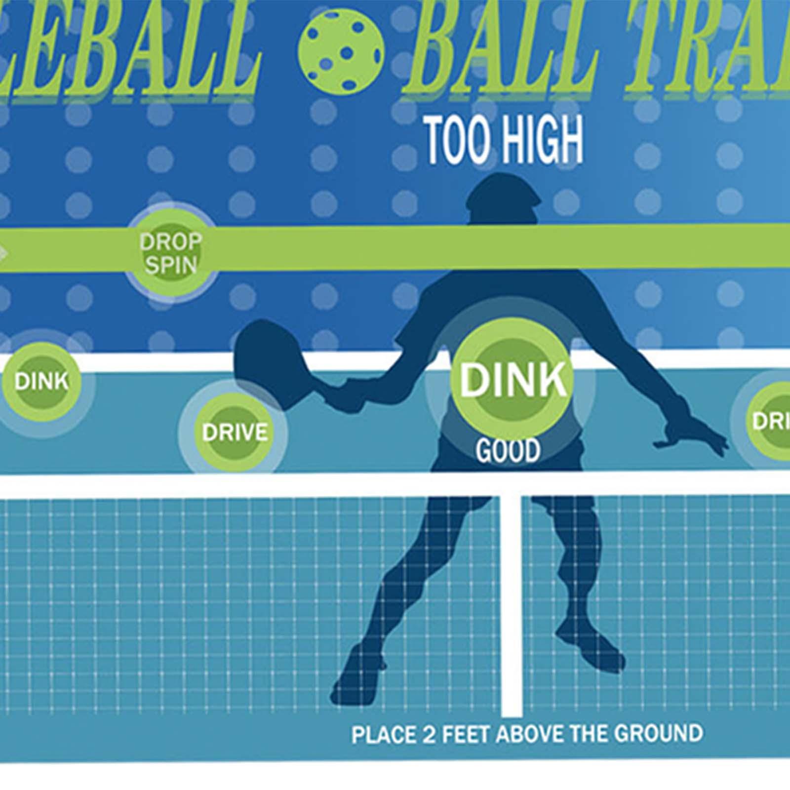 Sports Equipment Bat - Pickleball Dink Pad Schlagübungsmatte Rückprallwand-Poster Rebound-Hilfsmittel