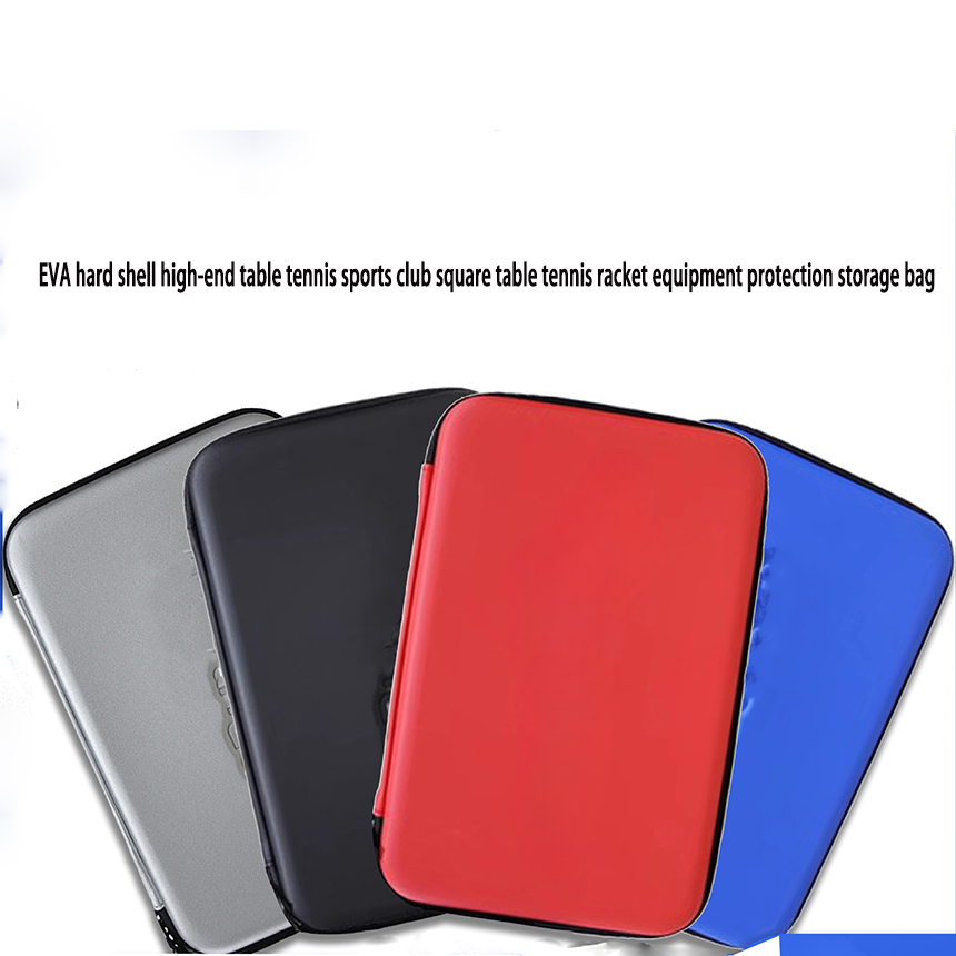 Sports Equipment For Tennis - Neue EVA-Hartschale, High-End-Tischtennis-Sportclub, quadratischer Tischtennisschläger, Ausrüstungsschutz