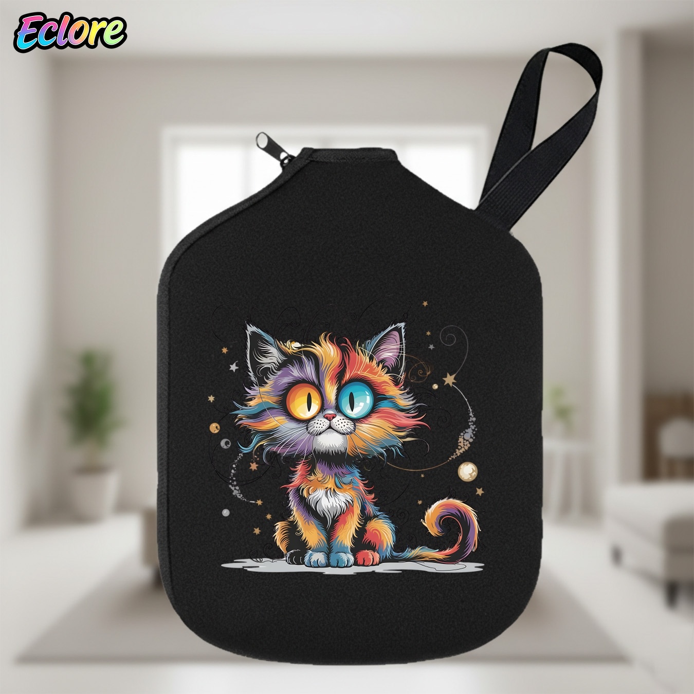 Sports Equipment For Tennis - Galaxy Star Cat Pickleball-Schlägertasche, weich, langlebig,