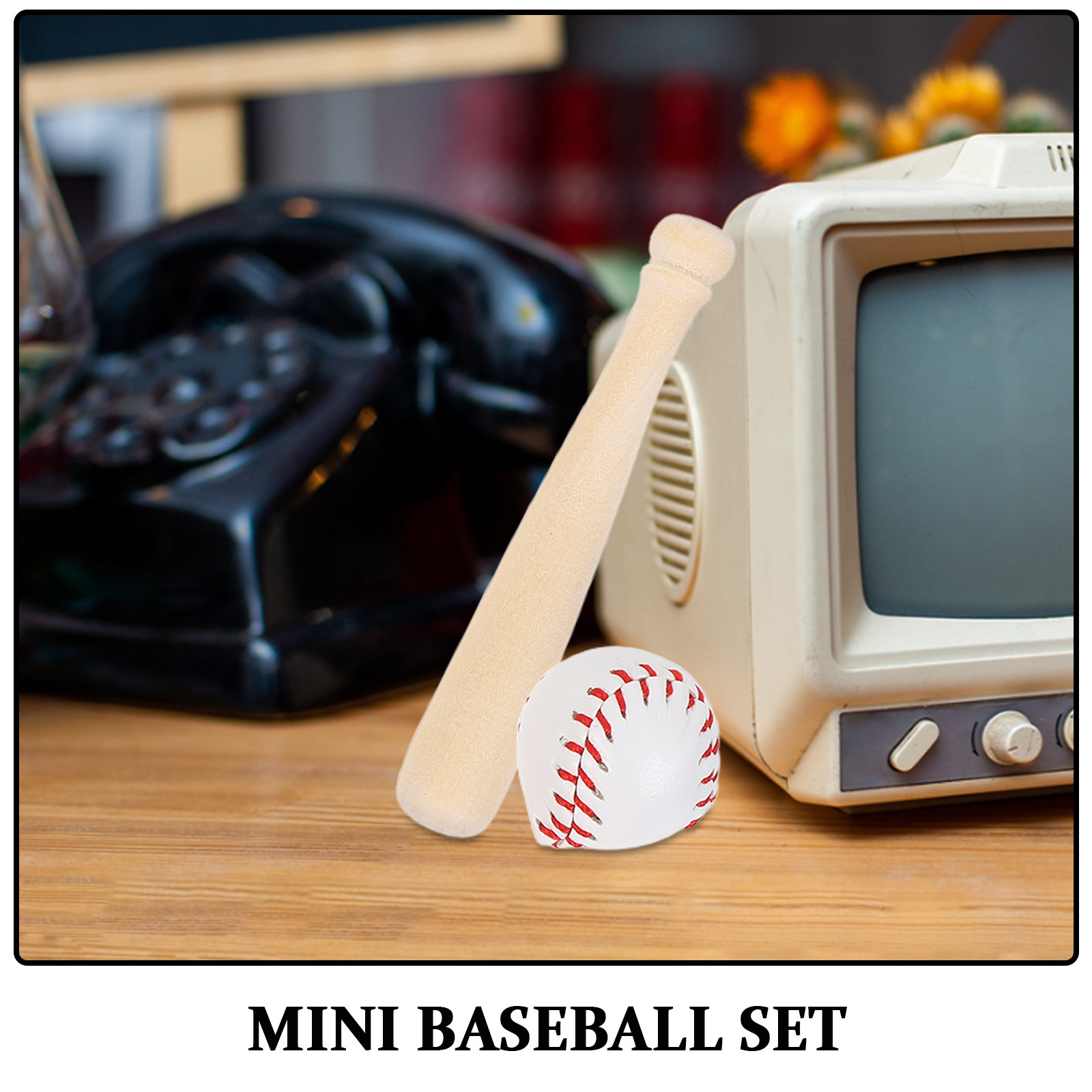 2 Sets Miniatur-Baseballschläg – Sports Equipment Bat Bewertung und Preis