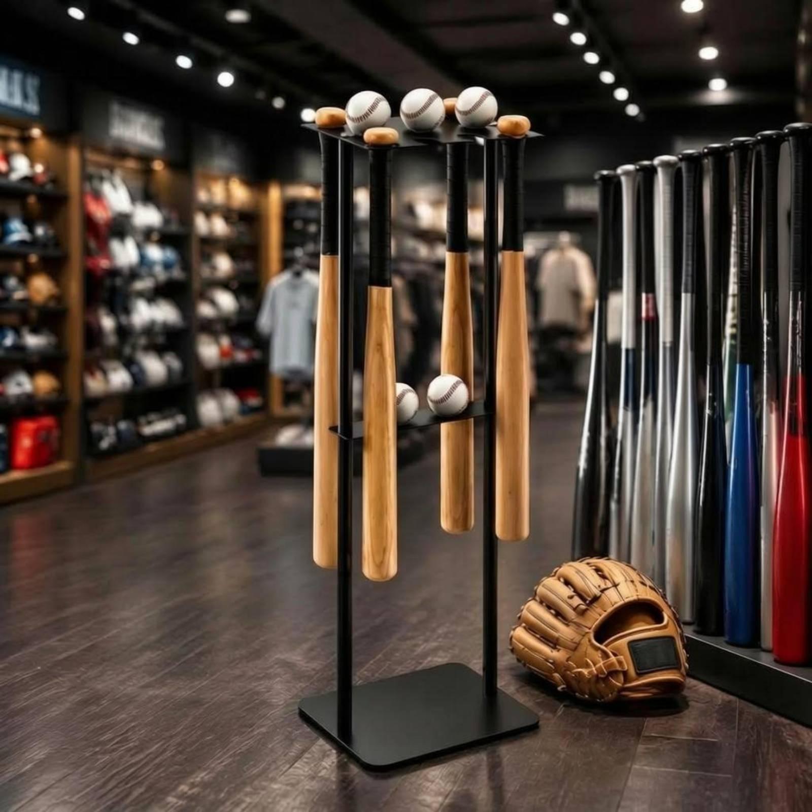 Metall-Baseballschlägerständer – Sports Equipment Bat Bewertung und Preis