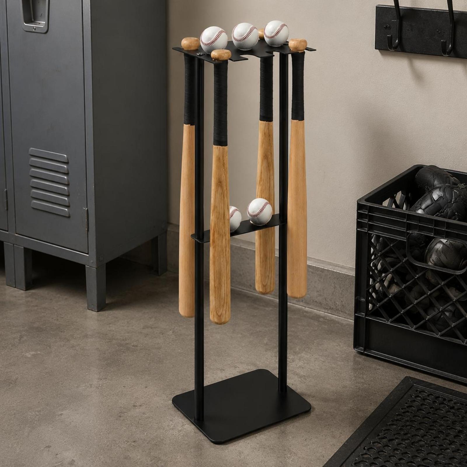 Metall-Baseballschlägerständer – Sports Equipment Bat Bewertung und Preis