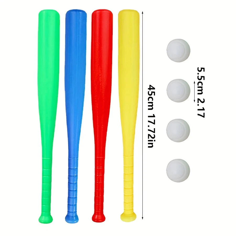 2/4 Stück leichte Kunststoff-B – Sports Equipment Bat Bewertung und Preis