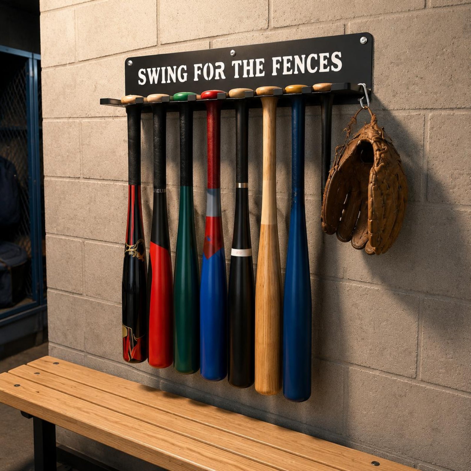 14 Bats 14 Sportgeräte-Aufbewa – Sports Equipment Bat Bewertung und Preis